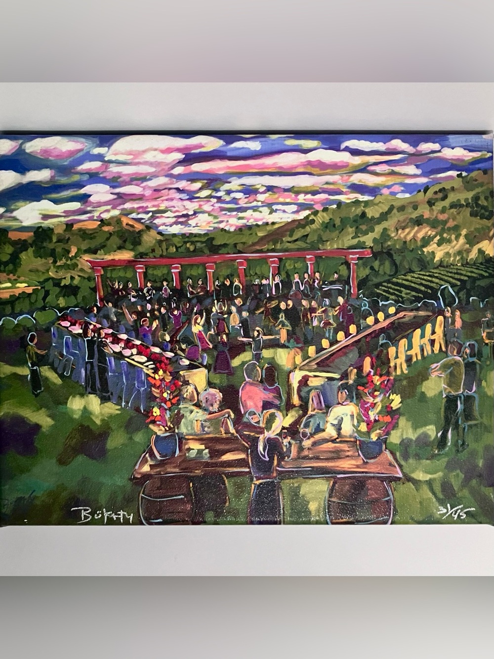 JOHN BUKATY 11x14 Giclee on Canvas / LIMITED EDITION 31 of 45 / RESORT EVENT